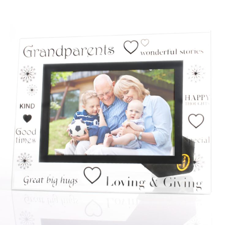 grandparents glass photo frame the gift experience