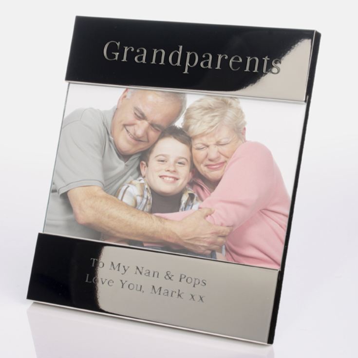 Engraved Grandparents Photo Frame product image