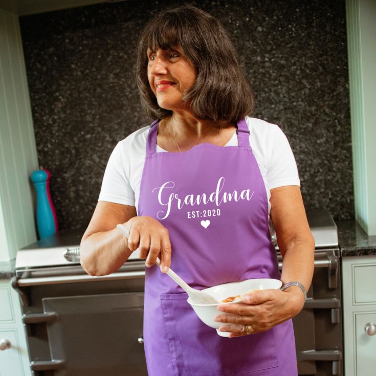 Personalised Pair Of Grandparents Aprons product image