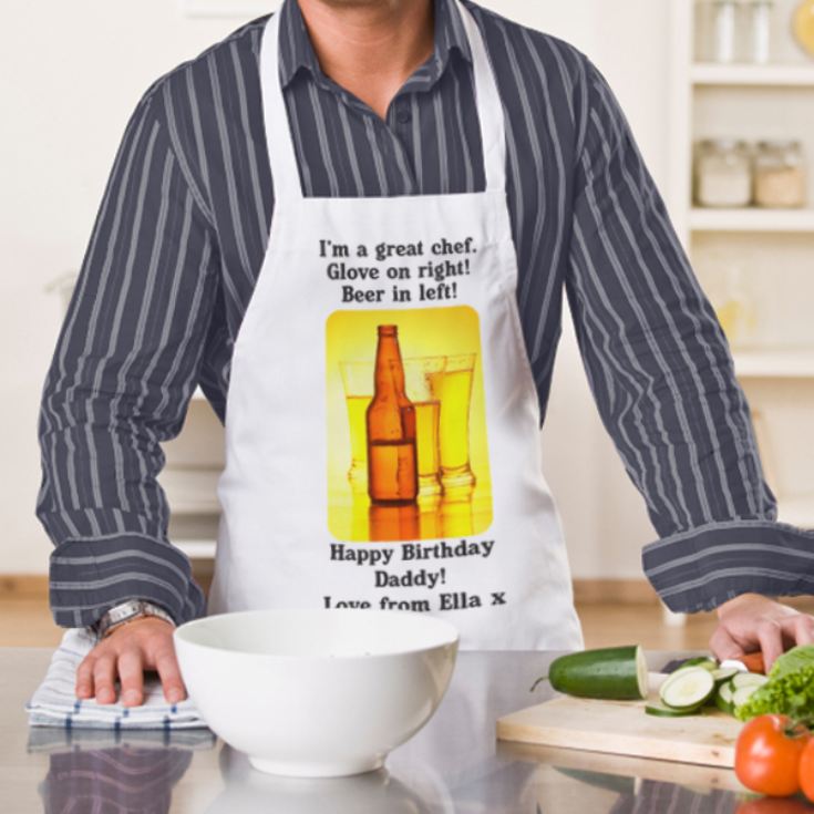 Great Chef With Beer Apron product image