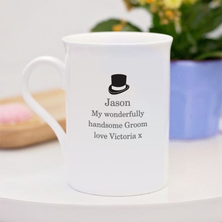 Personalised Groom Bone China Mug product image