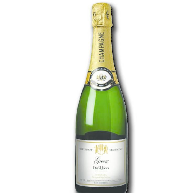 Groom Personalised Champagne product image