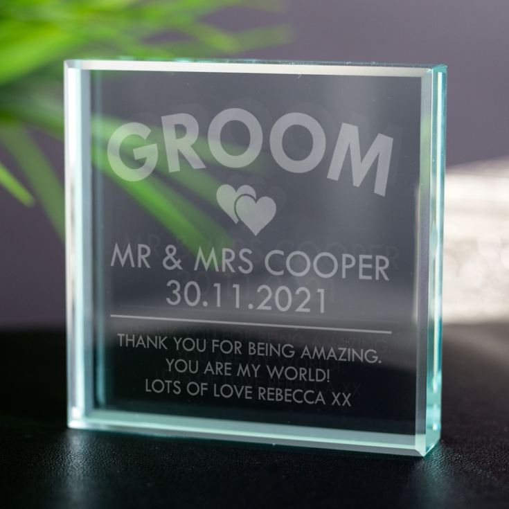 Personalised Groom Keepsake product image