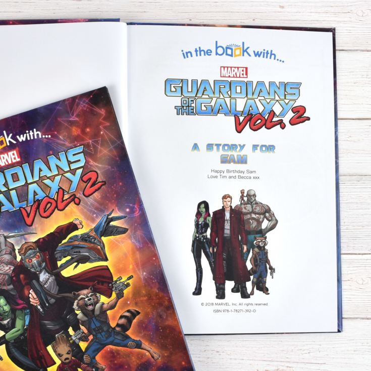 Guardians of the Galaxy 2 Personalised Marvel Story Book product image
