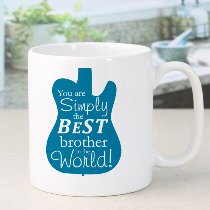 Personalised Simply The Best Guitar Design Mug The Gift Experience