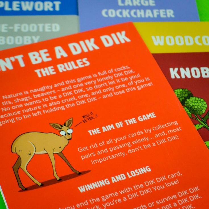 Don't Be a Dik Dik Card Game product image