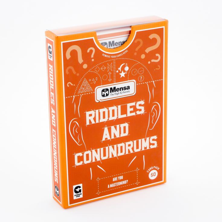 Mensa Card Puzzles and Challenges (Riddles & Conundrums) product image