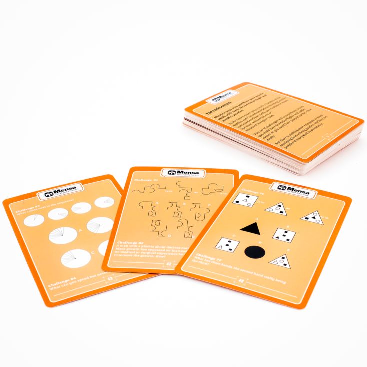 Mensa Card Puzzles and Challenges (Riddles & Conundrums) product image