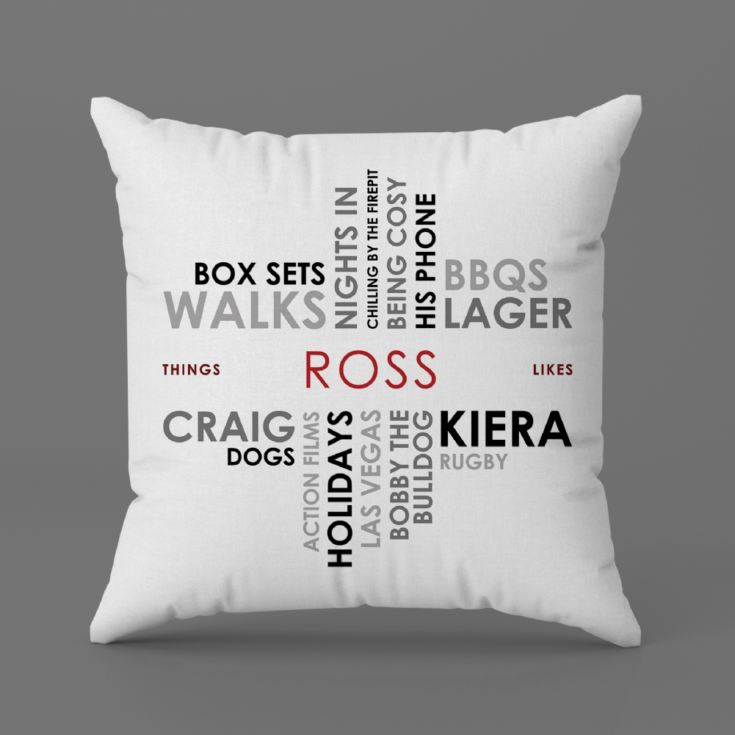 Personalised Likes Cushion product image