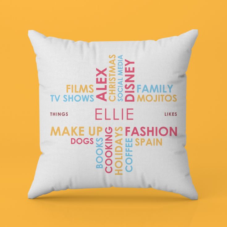 Personalised Likes Cushion product image