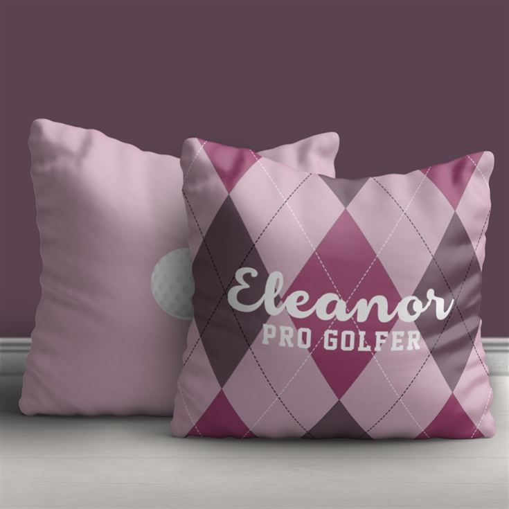 Personalised Pro Golfer Cushion product image