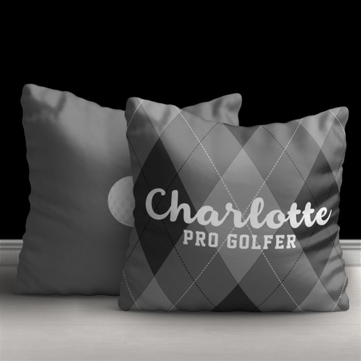 Personalised Pro Golfer Cushion product image