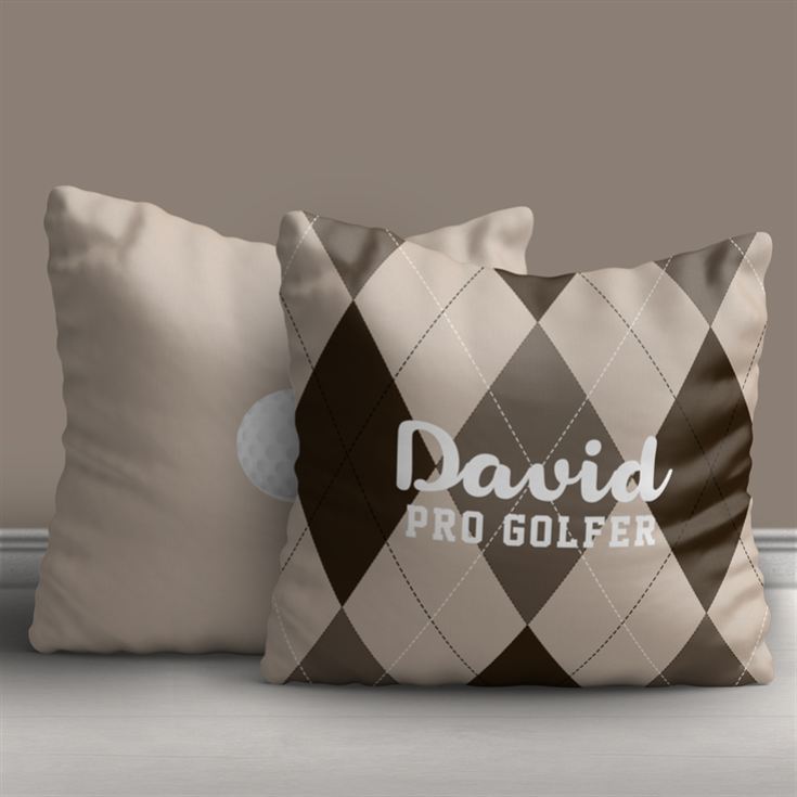 Personalised Pro Golfer Cushion product image