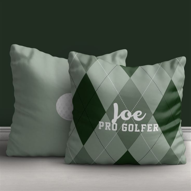 Personalised Pro Golfer Cushion product image