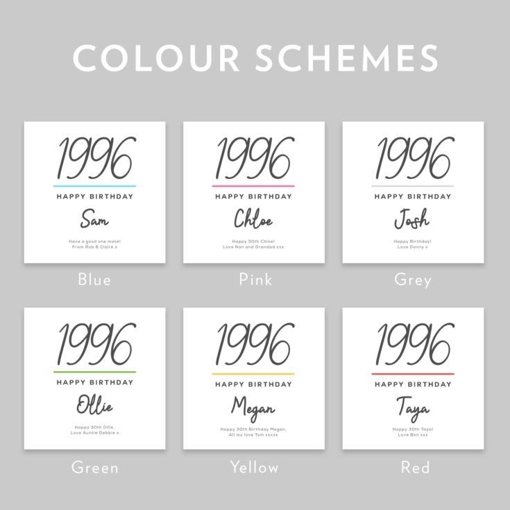 Personalised Classy 30th Birthday Year Cushion product image