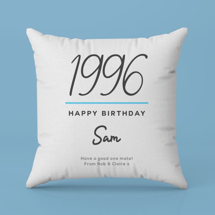 Personalised Classy 30th Birthday Year Cushion product image