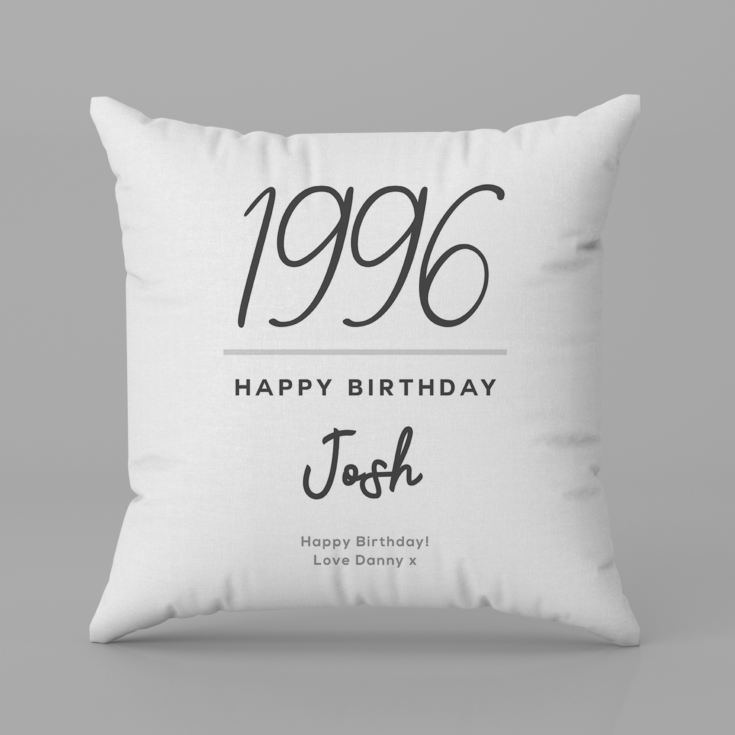 Personalised Classy 30th Birthday Year Cushion product image