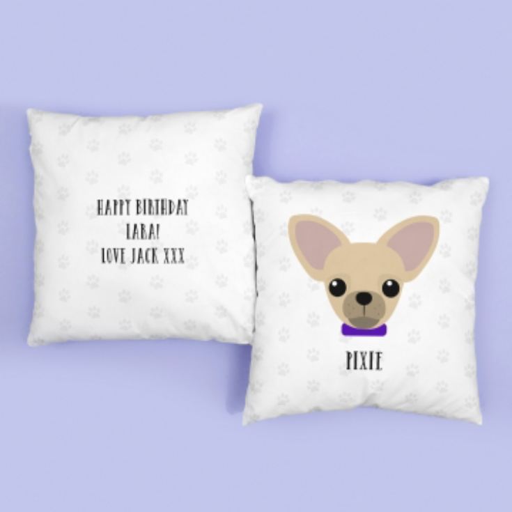 Personalised Chihuahua Dog Cushion product image