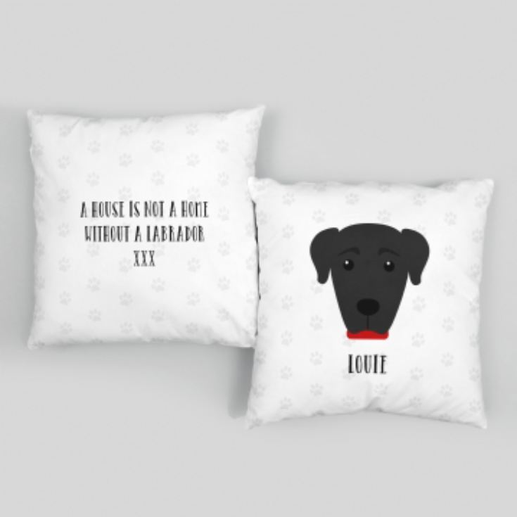Personalised Labrador Dog Cushion