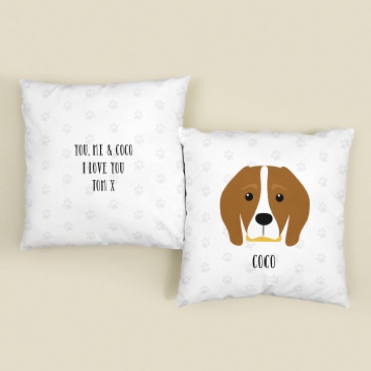 Personalised Beagle Dog Cushion product image