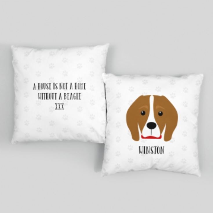 Personalised Beagle Dog Cushion product image