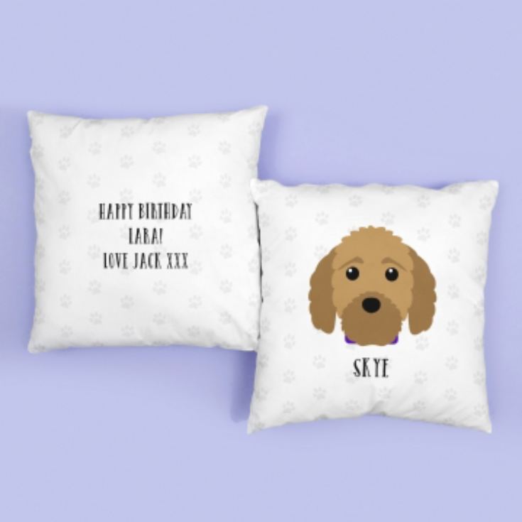 Personalised Cockapoo Dog Cushion product image