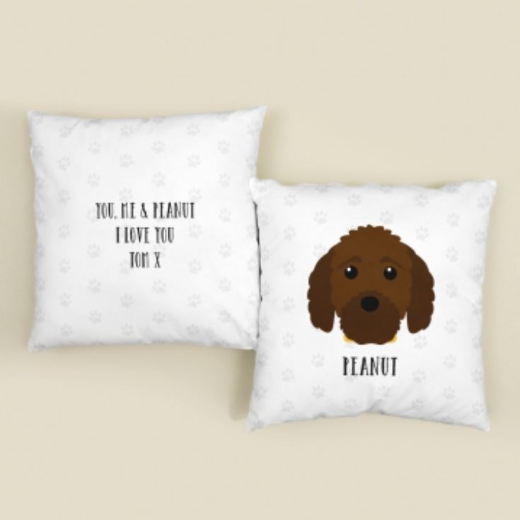 Personalised Cockapoo Dog Cushion product image