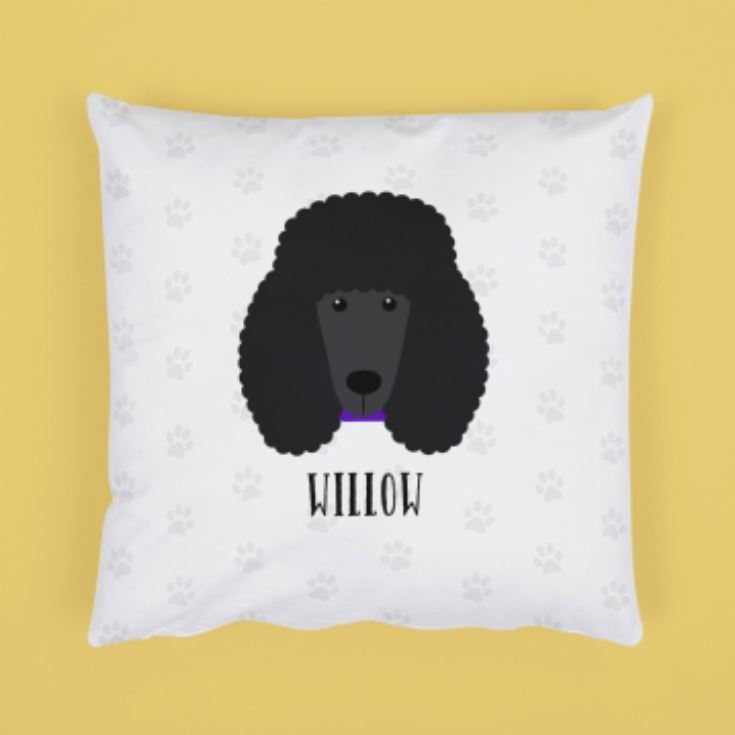Personalised Poodle Dog Cushion product image