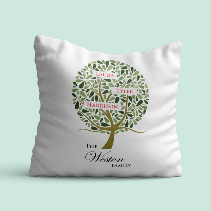 Family Tree Personalised Cushion product image