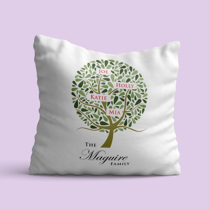 Family Tree Personalised Cushion product image