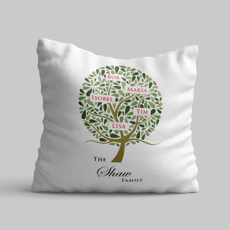 Family Tree Personalised Cushion product image