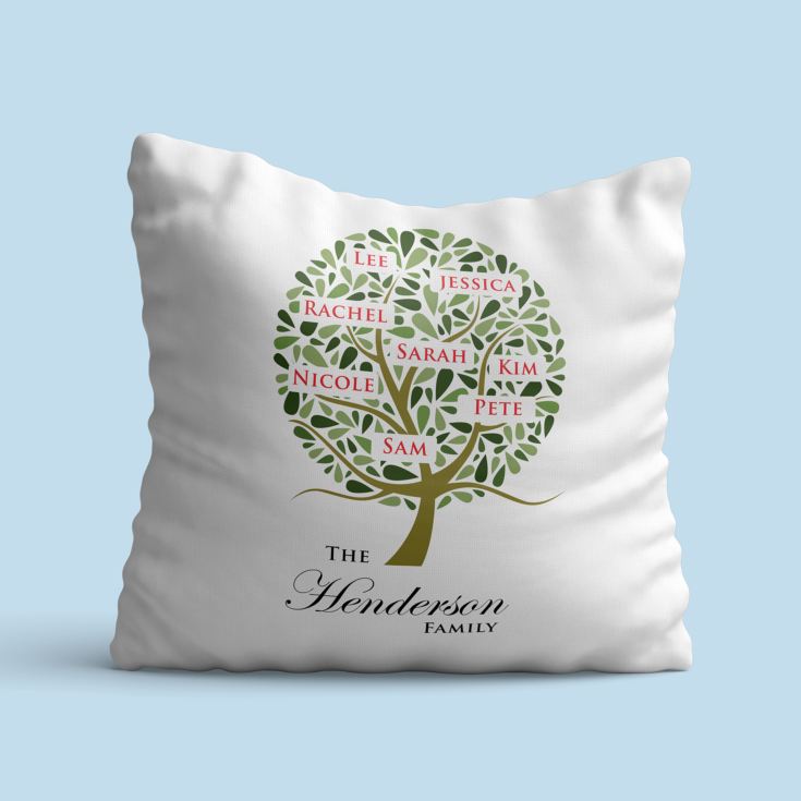 Family Tree Personalised Cushion product image