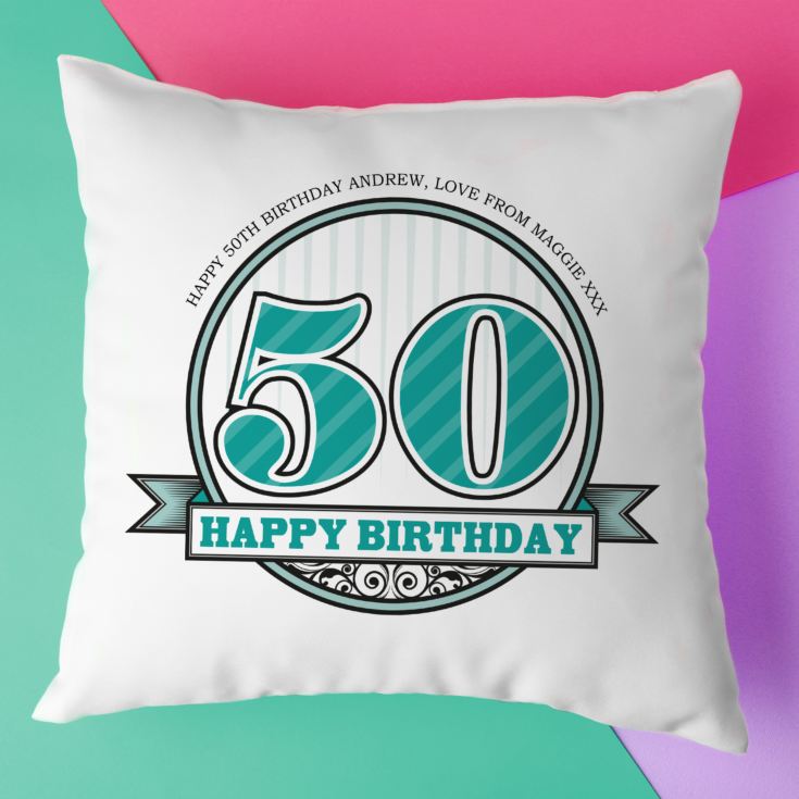 Personalised Birthday Cushion product image