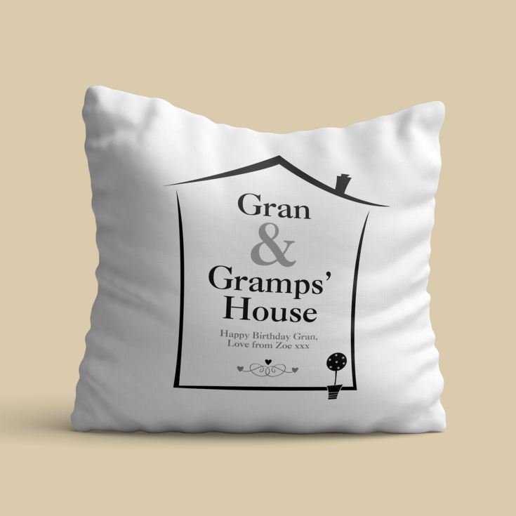 Grandparents House Personalised Cushion product image