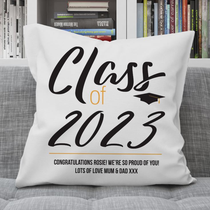Personalised Class Of Graduation Cushion product image