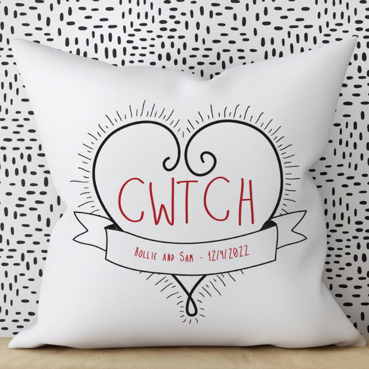 Personalised Cwtch Cushion product image