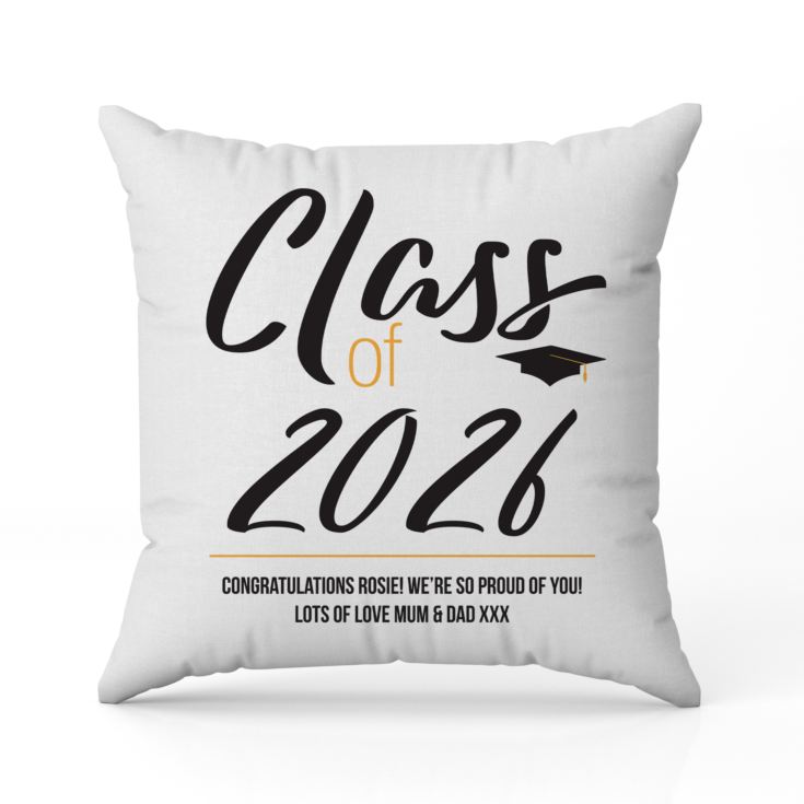 Personalised Class Of Graduation Cushion product image