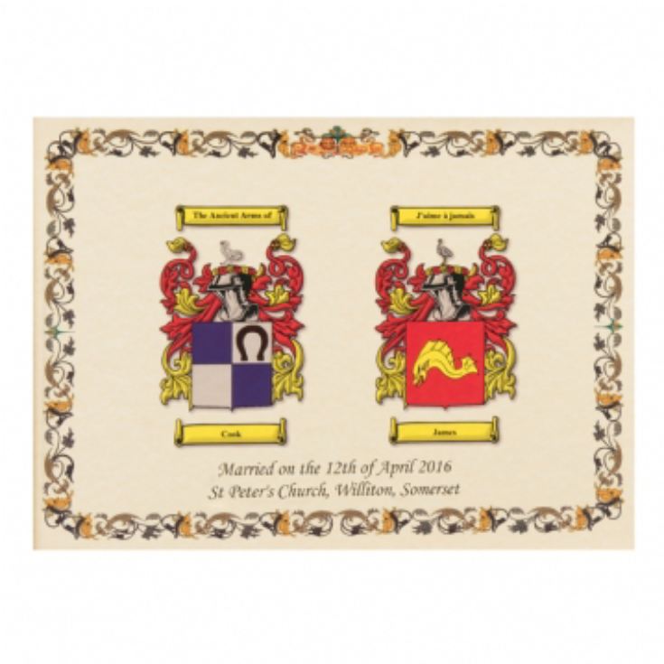Double Coat Of Arms Print - Unframed product image
