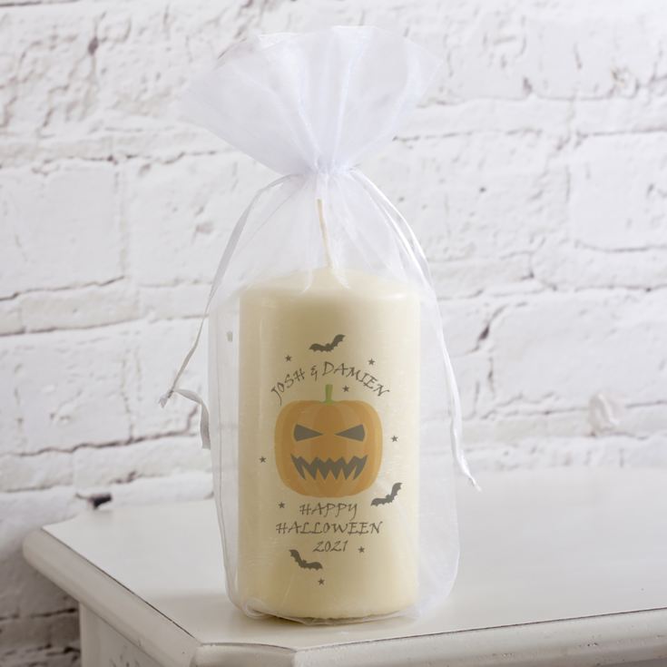 Personalised Halloween Candle product image