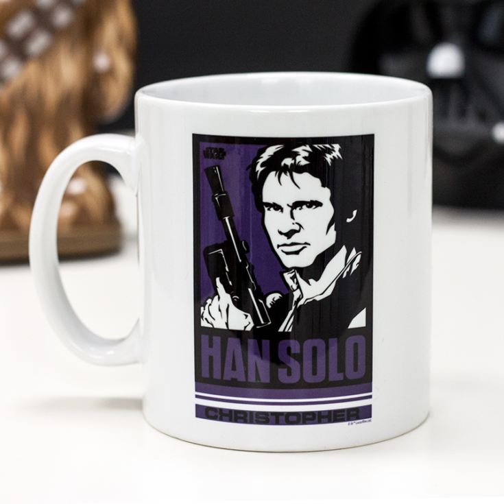 Personalised Star Wars Han Solo Pop Art Mug product image