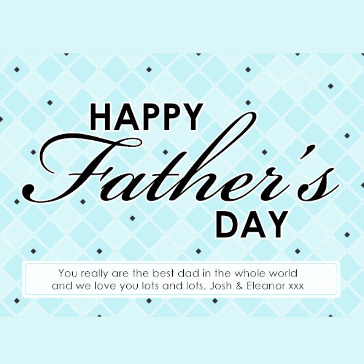 Personalised Happy Father's Day Mouse Mat product image
