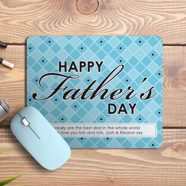 Personalised Happy Father's Day Mouse Mat product image