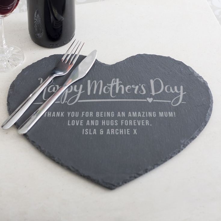 Personalised Mother's Day Slate Placemat product image