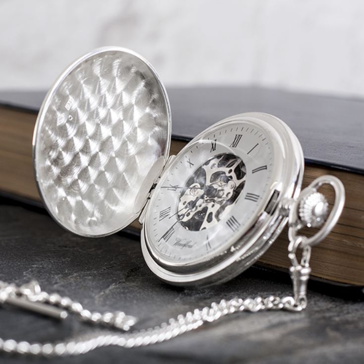 Personalised Sterling Silver Pocket Watch product image