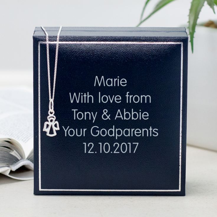 Guardian Angel Necklace with Personalised Box product image