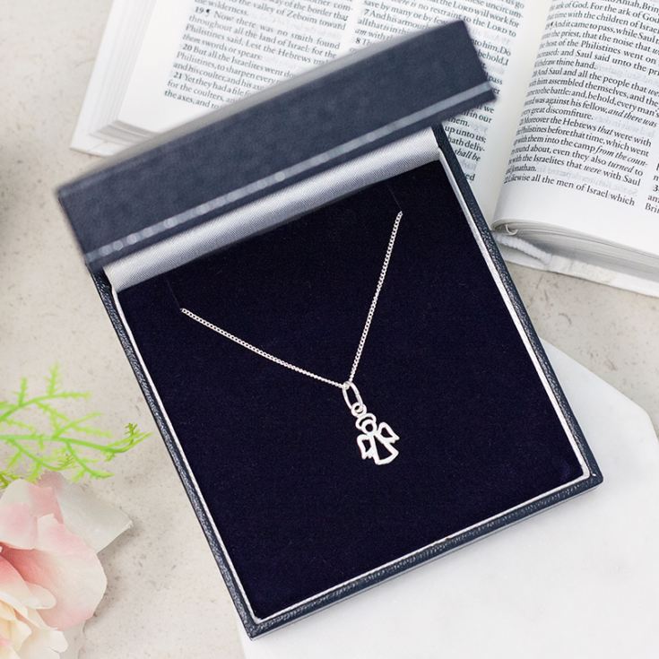 Guardian Angel Necklace with Personalised Box product image