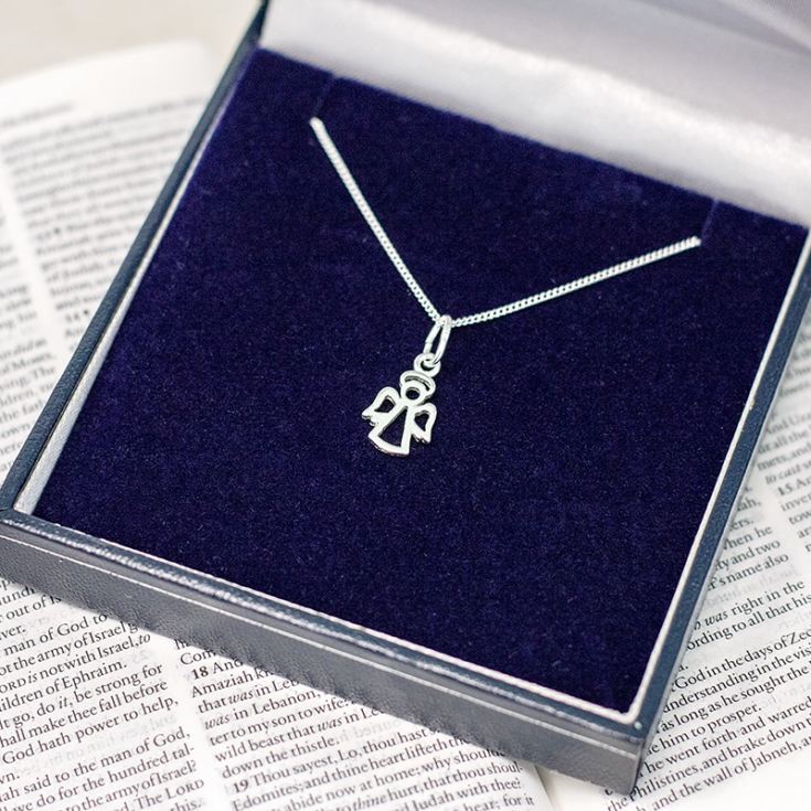 Guardian Angel Necklace with Personalised Box product image