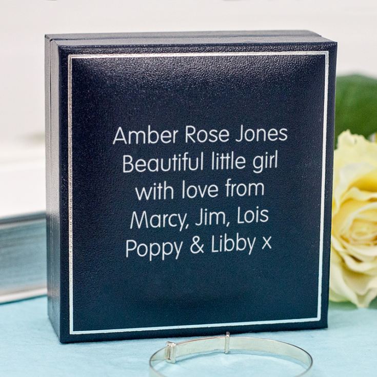 Guardian Angel Bangle in Personalised Gift Box product image