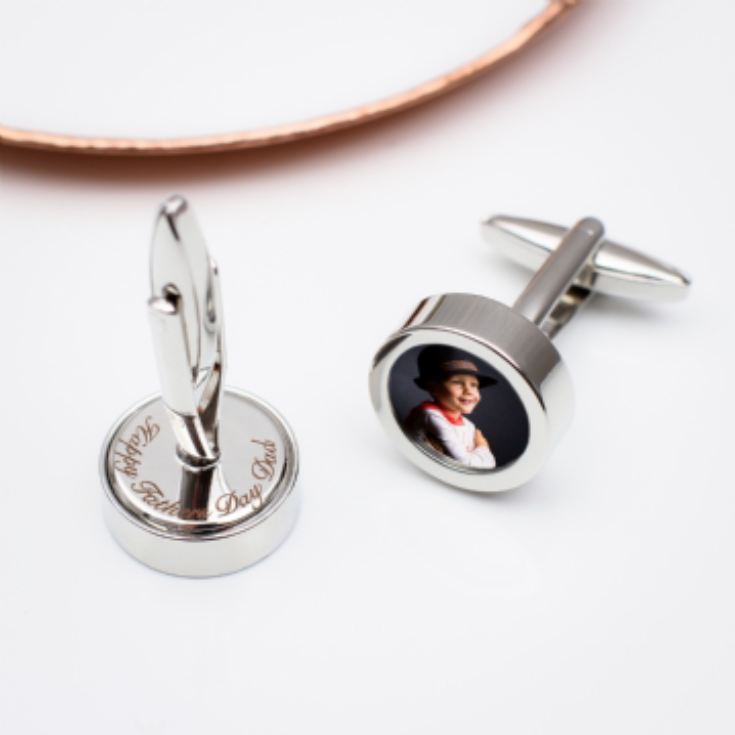 Personalised Secret Message Photo Cufflinks product image