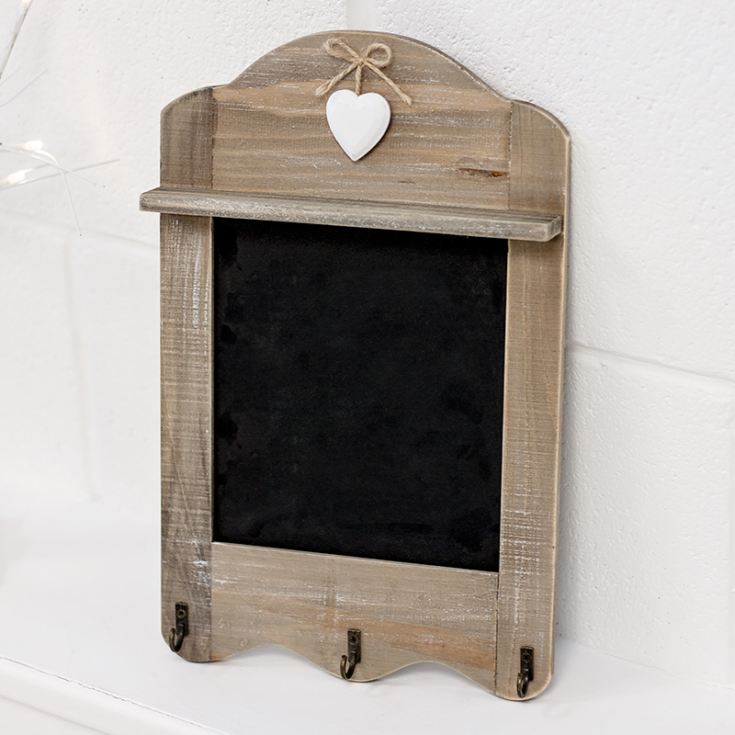 Scalloped Blackboard with 3 Hooks product image